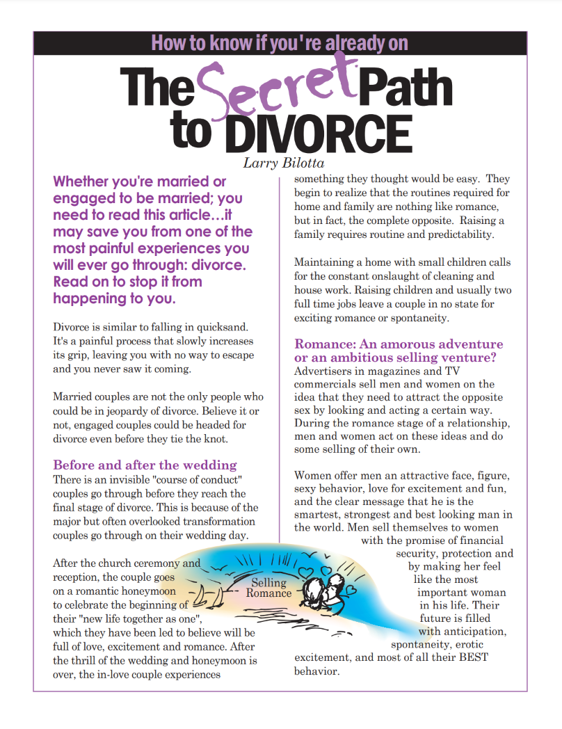 Secret Path to Divorce